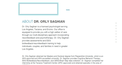 Desktop Screenshot of drsaghian.com